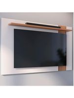 Painel Extensivel Tv 70 Polegadas 180 Cm Leme Colibri Off White Matte Freijo