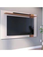 Painel Extensivel Tv 70 Polegadas 180 Cm Leme Colibri Off White Matte Freijo