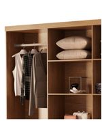 Guarda Roupa Casal Heros Com 8 Portas E 4 Gavetas Moderna Naturalle/off White