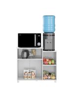 Balcão Multimóveis Para Forno e Micro-ondas Branco Ref2358 Branco Premium