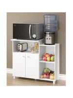 Balcão Multimóveis Para Forno e Micro-ondas Branco Ref2358 Branco Premium