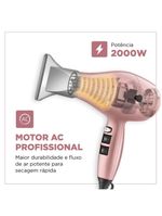 Secador De Cabelo By Juliette Mondial Golden Rose 127V