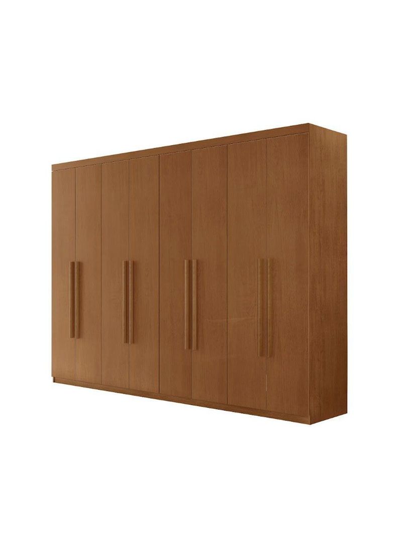 Guarda Roupa Casal Heros Com 8 Portas E 4 Gavetas Moderna Naturalle