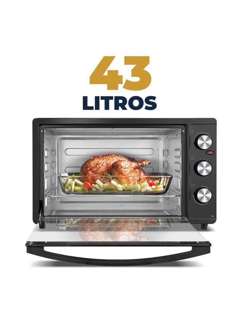 Forno Elétrico 43L Britânia BFE43 Dupla Resistência 110V