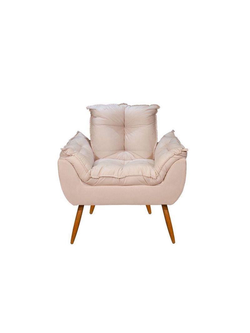 Kit Namoradeira + 2 Poltronas Luxo Bege