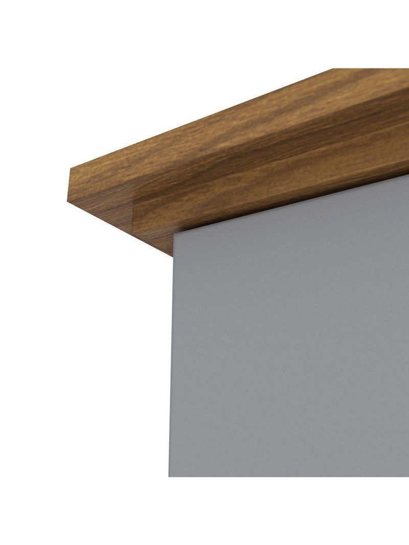 Guarda Roupa Casal 6 Portas 6 Gavetas Andréas Henn Cinza com Nature