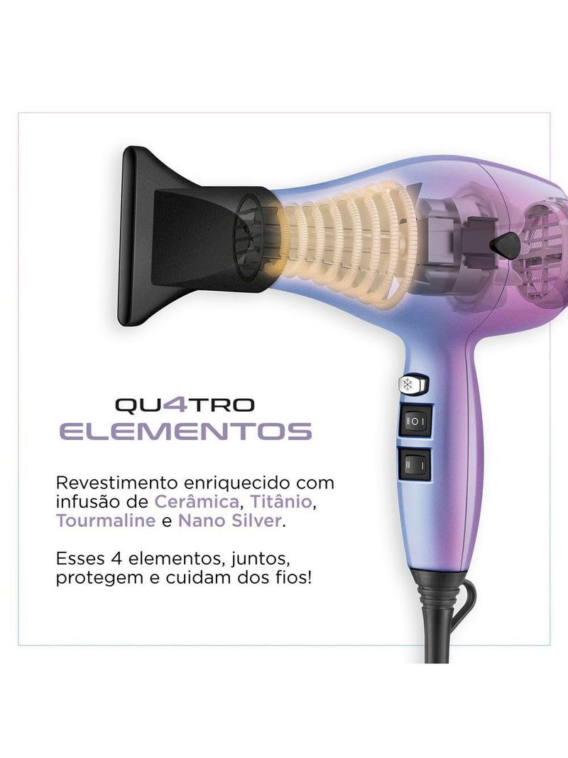 Secador De Cabelo By Juliette Mondial Scp-ju-03 60hz 127V