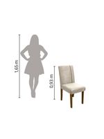 Mesa Sala De Jantar 4 Cadeiras Carvalho/off White