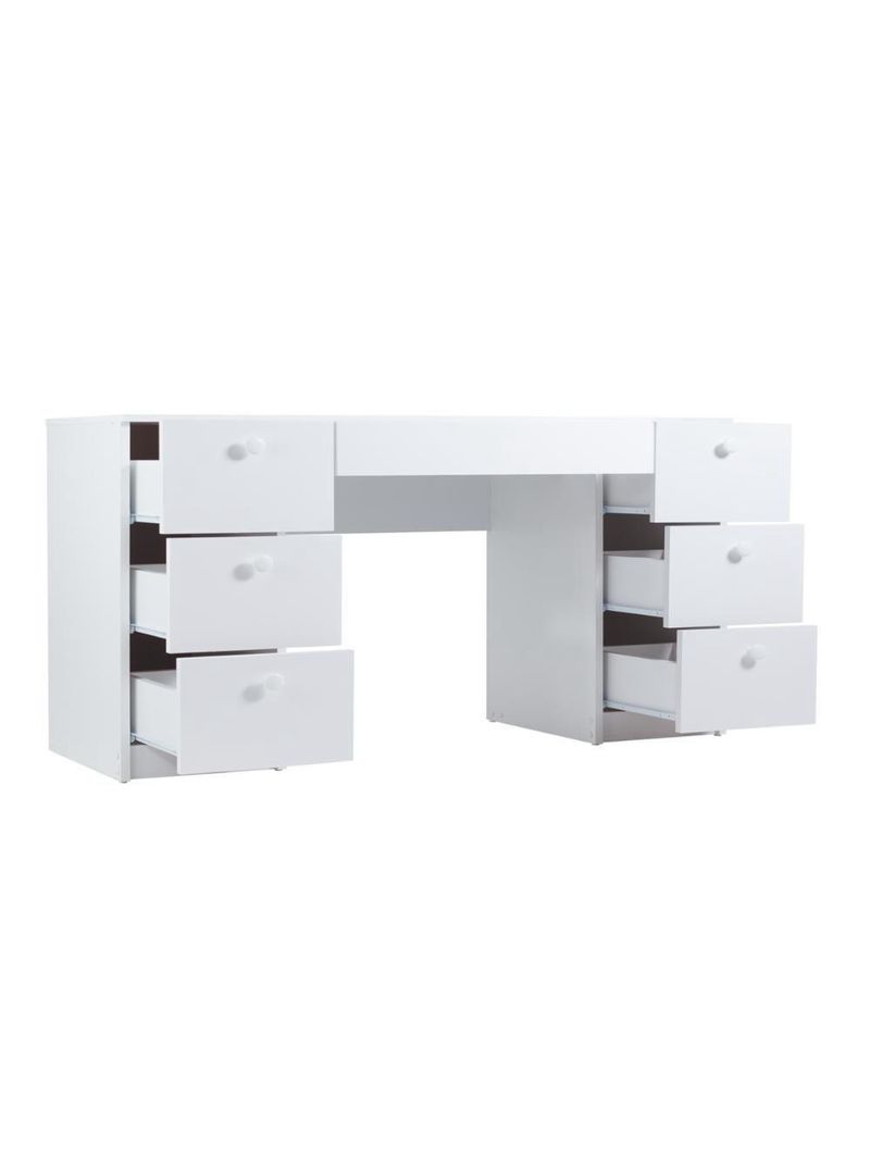 Penteadeira Ditália 7 Gavetas Pe-100 Branco