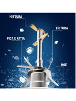 Kit Liquidificador Xtreme Mix E Forno Fryer Compact Oster 110V