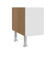 Balcão De Cozinha Ditália Aspen com Tampo Carvalho Cd-171