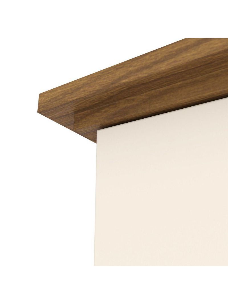 Guarda Roupa Casal 6 Portas 6 Gavetas Andréas Henn Nature com Off White