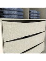 Guarda Roupa Casal 6 Portas 6 Gavetas Andréas Henn Nature com Off White