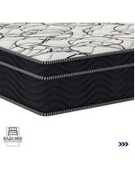 Cama + Box Bau Casal Colchão Extra Firme Ortobom D45 Airtech - Cor: Bege