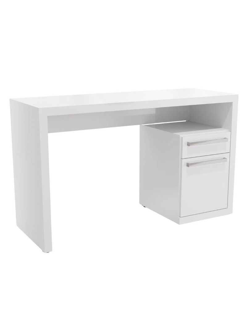 Mesa Escrivaninha com Gaveteiro Urban 120cm S970 Kappesberg Branco