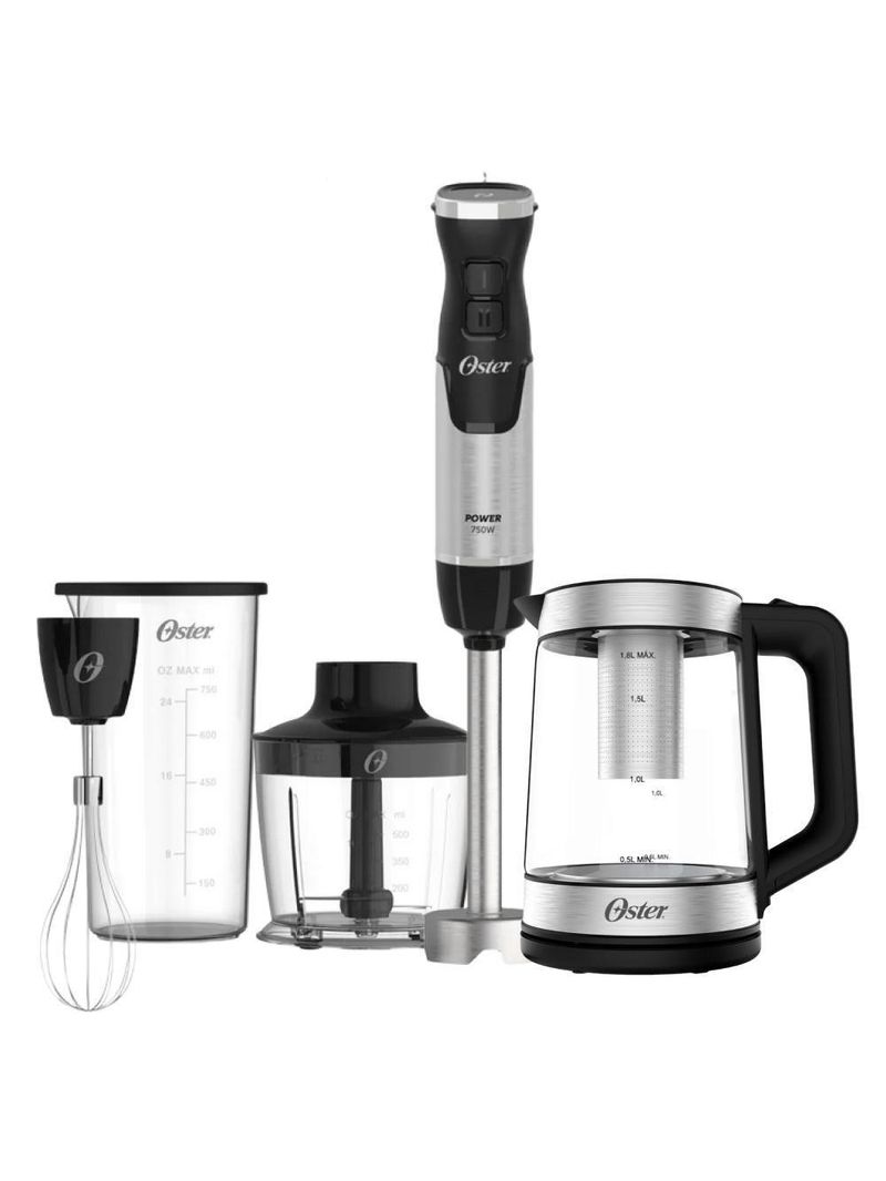 Kit Mixer Power 3 Em 1 E Chaleira Tea Com Infusor 1,8L Oster 220V