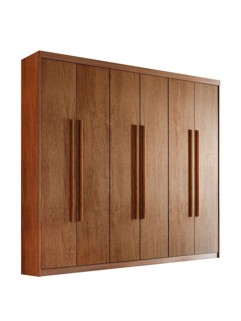 Guarda Roupa Casal Heros 6 Portas E 2 Gavetas Moderna Imbuia