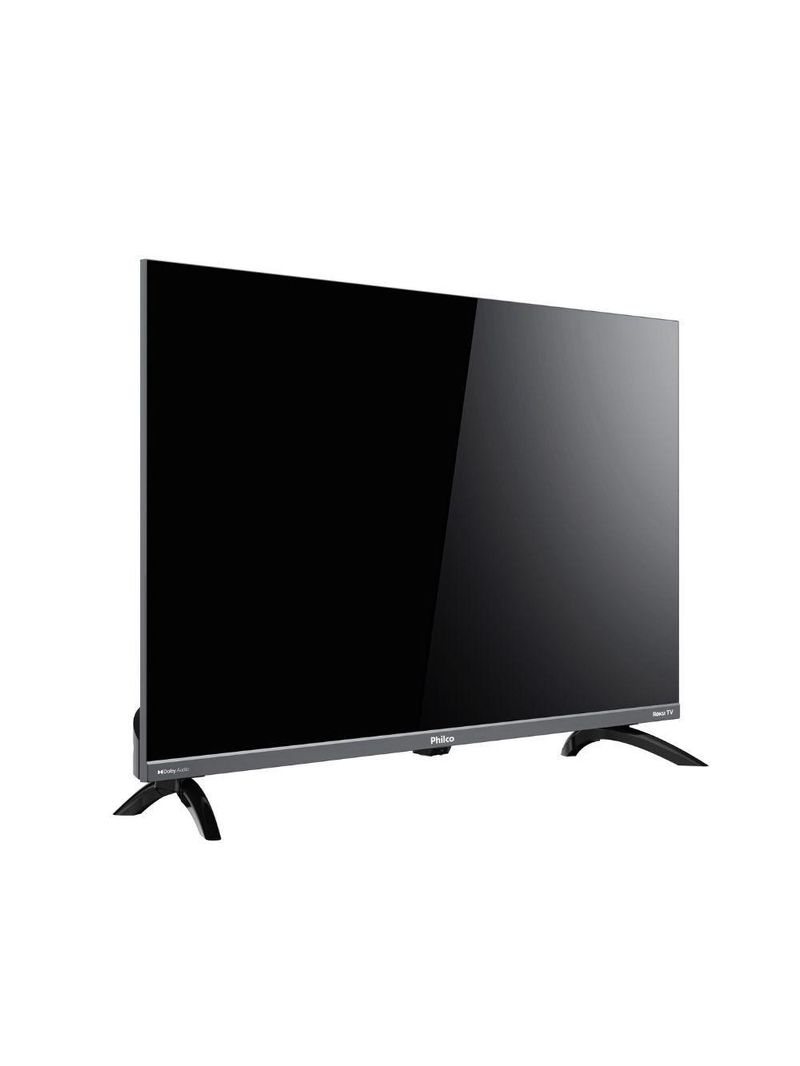 TV 32 Philco Smart Led Roku Dolby Audio PTV32K34RKGB Cinza Bivolt