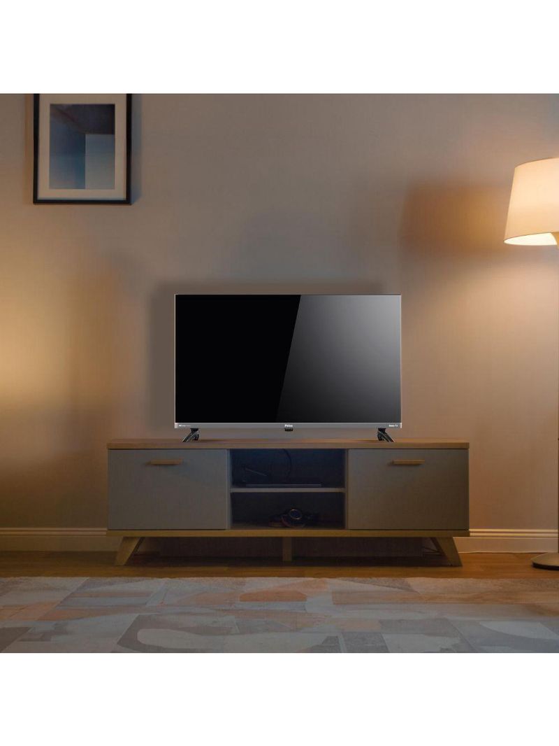 TV 32 Philco Smart Led Roku Dolby Audio PTV32K34RKGB Cinza Bivolt