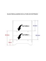 Berço com Colchão Ditália Multifuncional 3x1 BBI-51 Branco