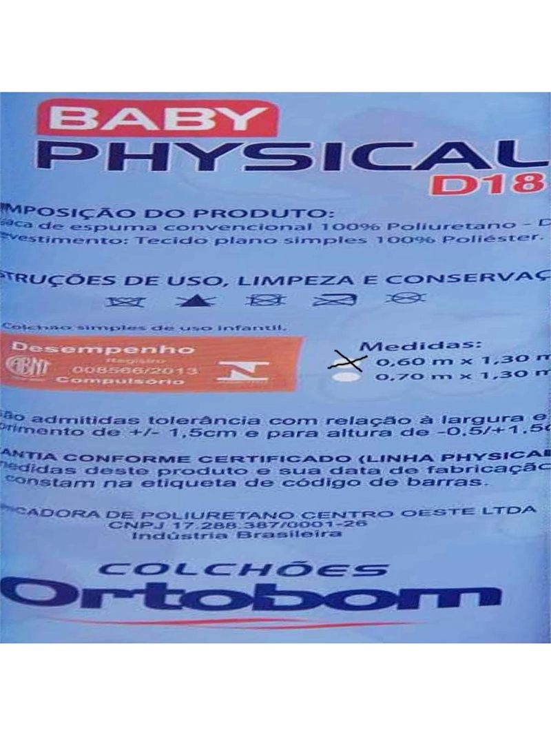 Berço com Colchão Ditália Multifuncional 3x1 BBI-51 Branco