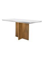 Mesa Olímpia 120cm Rufato Off White