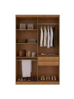 Guarda Roupa Solteiro Heros 4 Portas E 2 Gavetas Moderna Imbuia Com Grafite