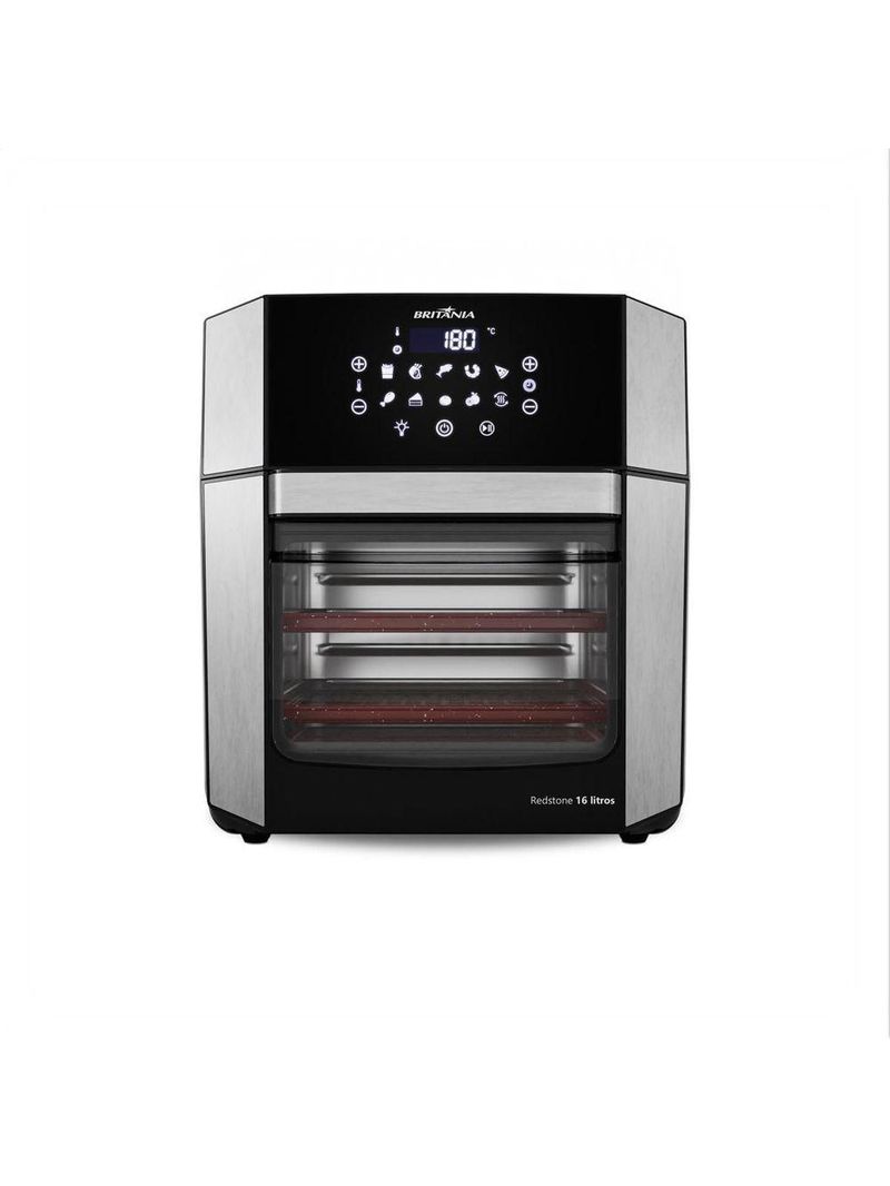 Air Fryer Oven Britânia 16L 4 Em 1 Porta Removível 220V