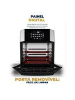 Air Fryer Oven Britânia 16L 4 Em 1 Porta Removível 220V