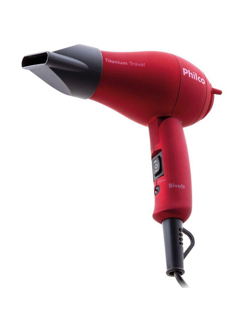 Secador de Cabelo Philco Titanium Travel 750W Bivolt