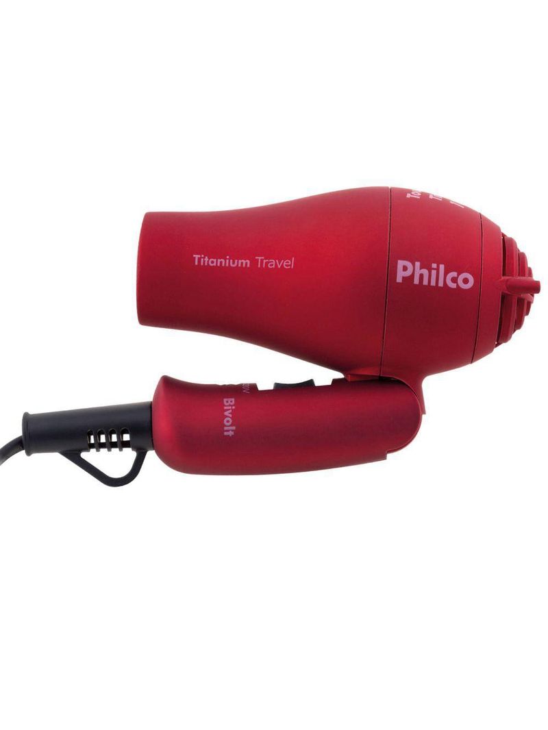 Secador de Cabelo Philco Titanium Travel 750W Bivolt