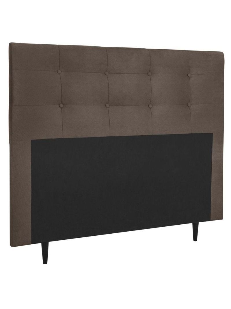 Cabeceira Estofada para Cama King Helena – 195 cm | Suede Marrom