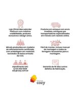 Cristaleira Estante Para Livros Ditália 2 Portas Vidro Preto