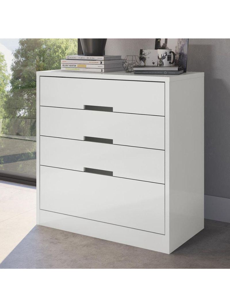Cômoda 4 Gavetas 91 cm S824 Kappesberg Branco
