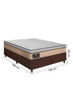 Cama Box Casal Queen Gazin Colchão Molas Ensacadas Maximus