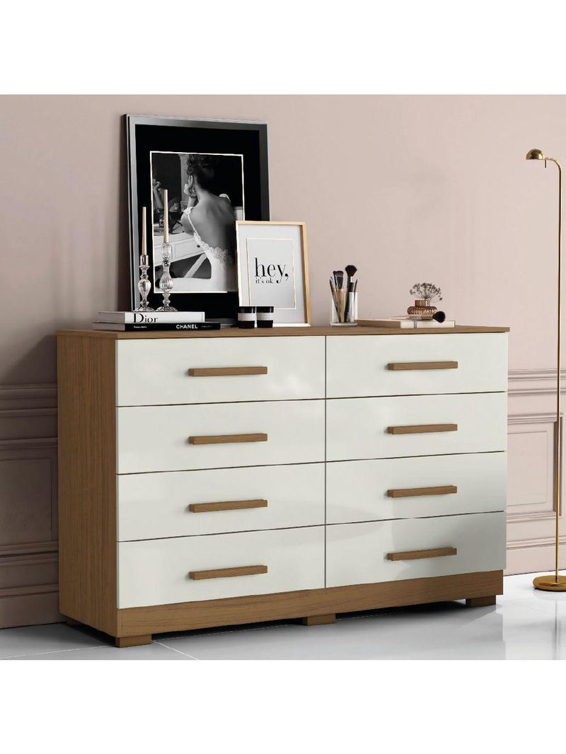 Cômoda 8 Gavetas évora Aramóveis Atacam/off