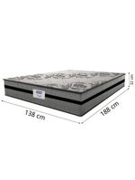 Cama Box Casal Colchão Gazin Com Molas Ensacadas Rubi 138x188x70cm Suede Preto/cinza Cinza