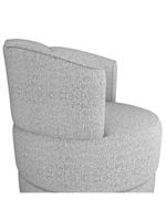 Poltrona Base Giratoria Marselha Linho Vancouver Milani Store Bege