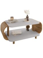 Mesa de Centro Orgânica Floripa 92cm Bechara Off White Naturalle