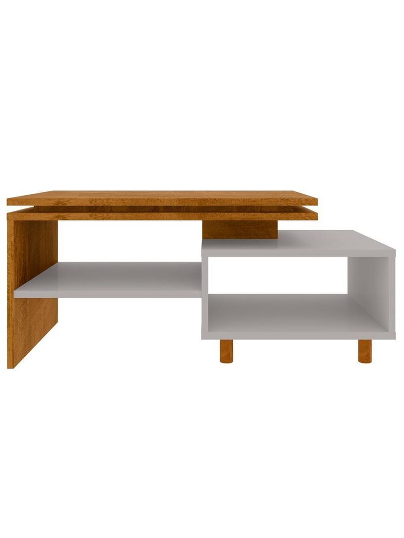 Mesa de Centro Para Sala Lima 90cm Bechara Cinamomo Off White