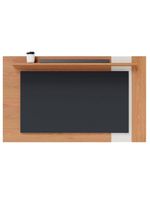 Painel Extensível para TV até 70 Polegadas 180 cm Leme Colibri Freijó Off White Matte