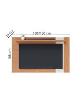 Painel Extensível para TV até 70 Polegadas 180 cm Leme Colibri Freijó Off White Matte