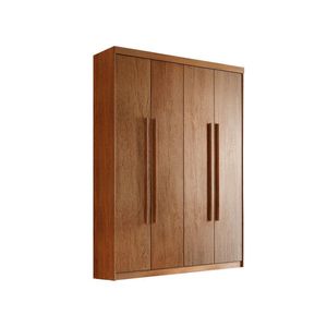 Guarda Roupa Solteiro Heros 4 Portas E 2 Gavetas Moderna Imbuia