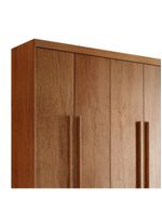 Guarda Roupa Solteiro Heros 4 Portas E 2 Gavetas Moderna Imbuia