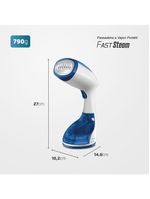 Passadeira A Vapor Mondial Portátil Fast Steam 127V VP-09