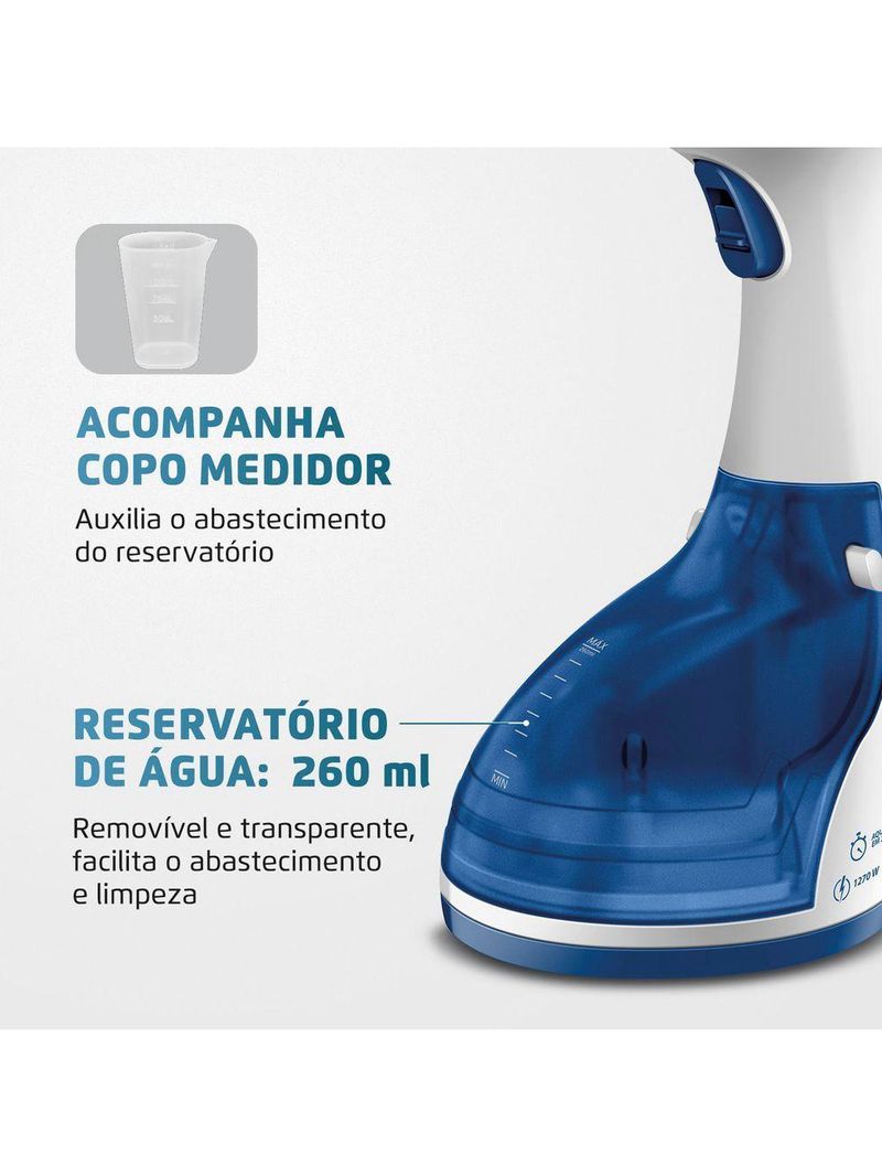 Passadeira A Vapor Mondial Portátil Fast Steam 127V VP-09