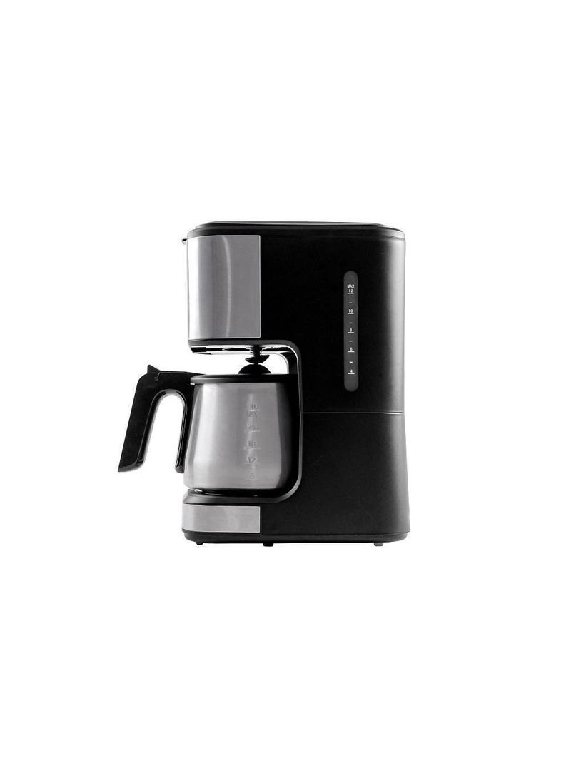 Cafeteira Elétrica Mallory 1,5 Litros Easy Coffee Preto E Inox - 110V