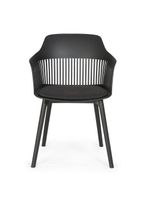 Cadeira De Jantar Estofada Marcela - Preto