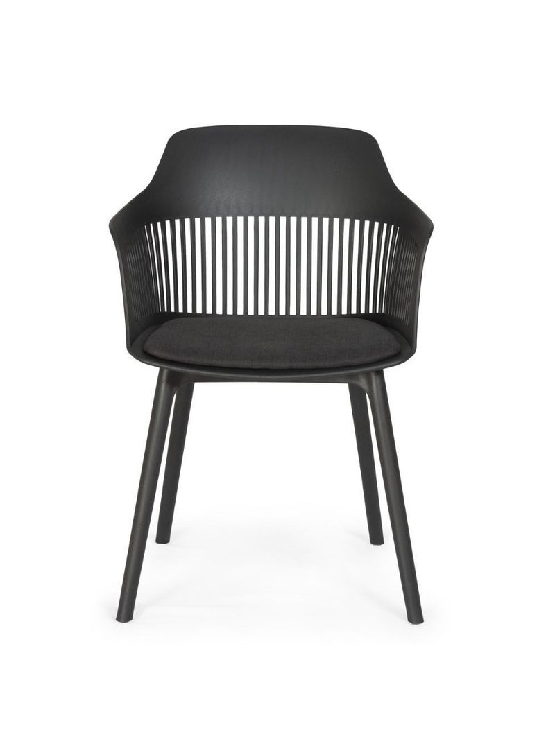 Cadeira De Jantar Estofada Marcela - Preto