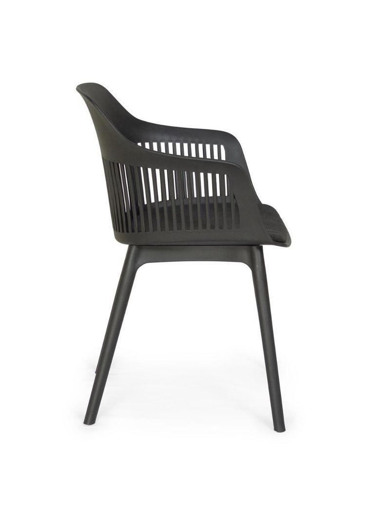 Cadeira De Jantar Estofada Marcela - Preto